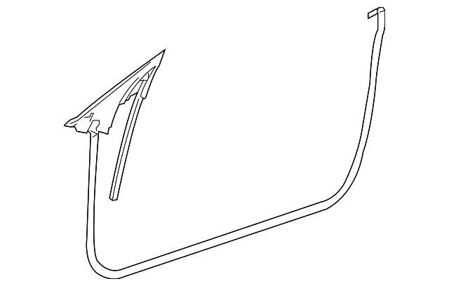 207-727-01-87 Деталь DOOR W'STRIP, LEFT