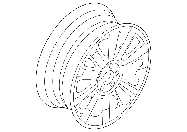 AT4Z-1007-B WHEEL, ALLOY