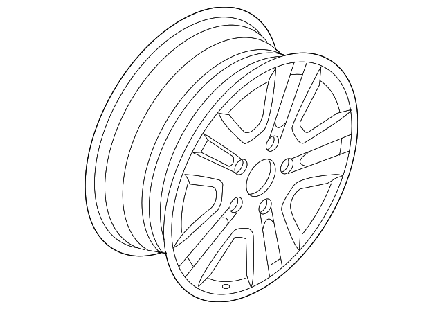 AT4Z-1007-A WHEEL, ALLOY