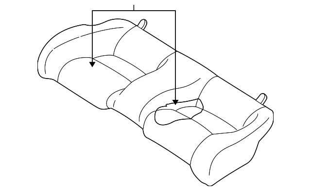 MR639878 Деталь SEAT CUSHION