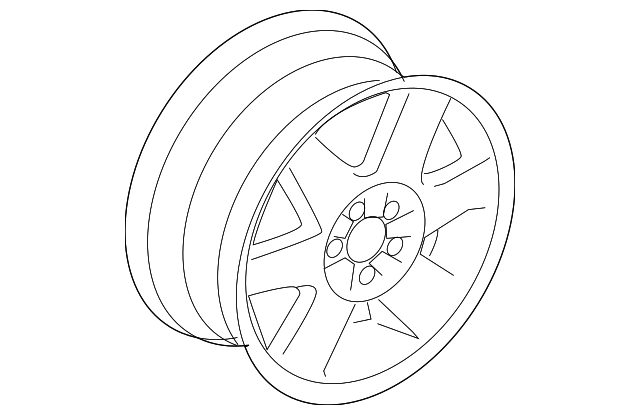 F8UZ-1015-DA WHEEL, STEEL