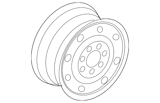 4C2Z1015AB WHEEL, ALLOY