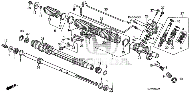 ELEMENT P.S. GEAR BOX COMPONENTS