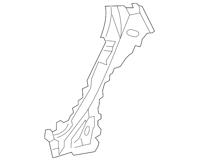 8E5-898-737 Деталь LOCK PLR REINF, LEFT