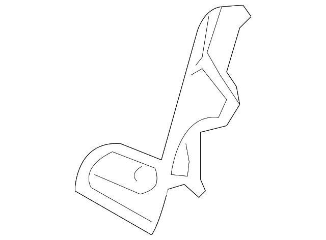 8E0-804-479-D Деталь WHEELHOUSE BRACE, LEFT
