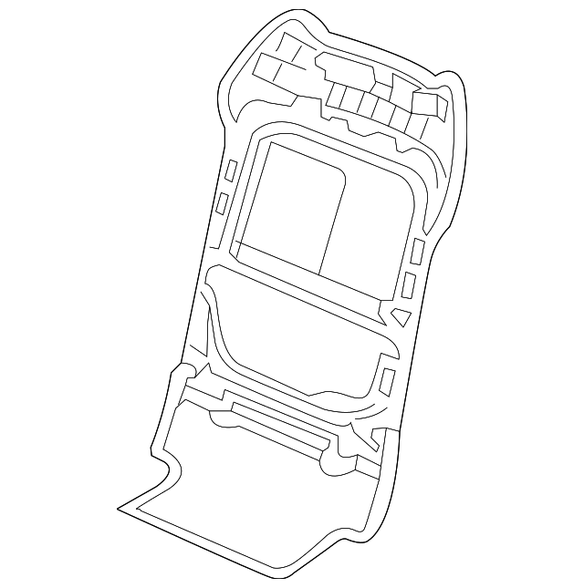 81129-TZ5-A61ZB Деталь BACKBOARD ASSY., FR. SEAT *NH802L* (LIGH