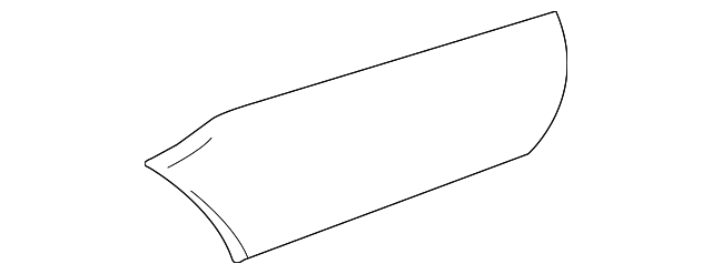 1RQ08P01AA Деталь REAR MOLDING, RIGHT