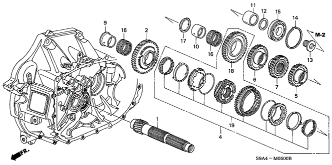 CR-V MT COUNTERSHAFT