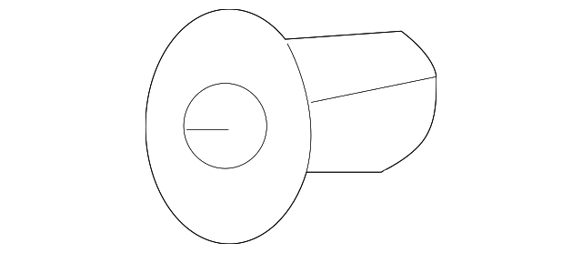90189-06087 FENDER LINER GROMMET, LEFT
