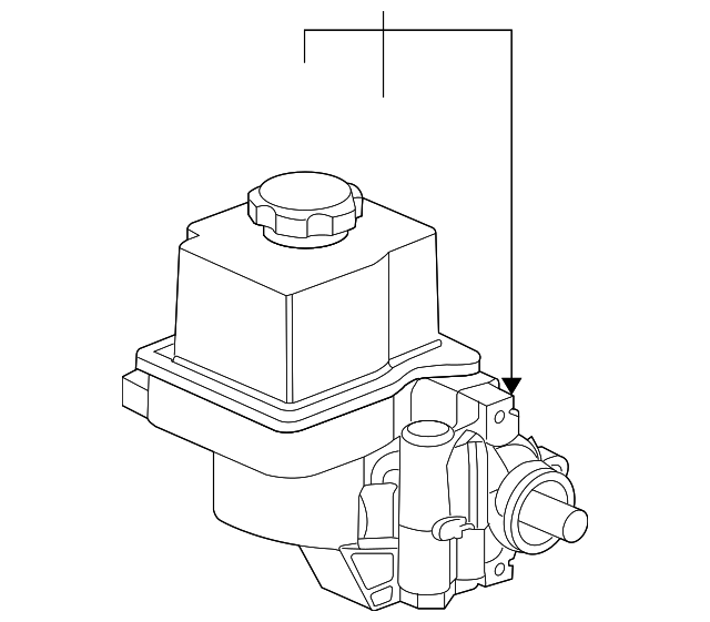 8889654910 POWER STEERING PUMP