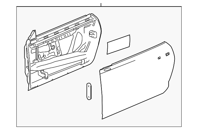 22792576 DOOR SHELL, LEFT