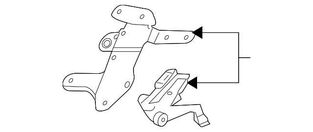 1Y0-827-425-J ACTUATOR BRACKET