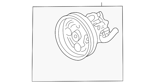 25756609 Деталь POWER STEERING PUMP