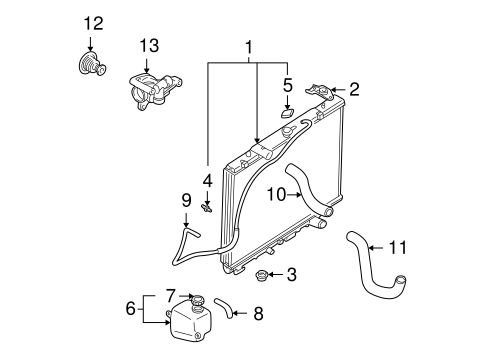Montero Sport RADIATOR & COMPONENTS