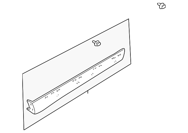 EC01-51-PJ0C-44 Деталь ROCKER MOLDING, RIGHT