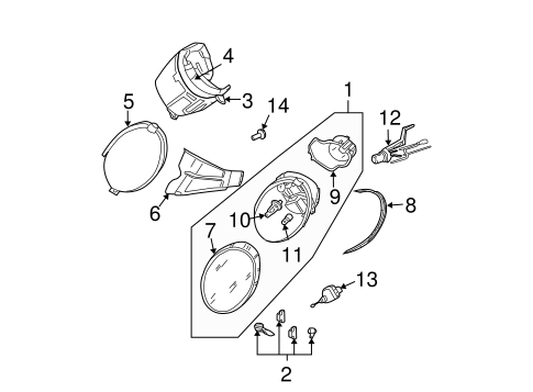 Beetle HEADLAMP COMPONENTS