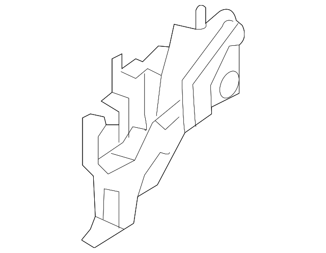 82663-52100 Деталь RELAY BOX LOWER COVER, LEFT