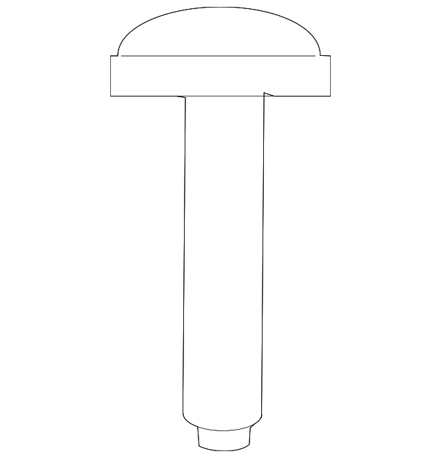 WHT-004-532 Деталь QTR PNL SPEAKER NUT, RIGHT