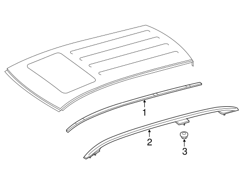 ML350 EXTERIOR TRIM - ROOF 2