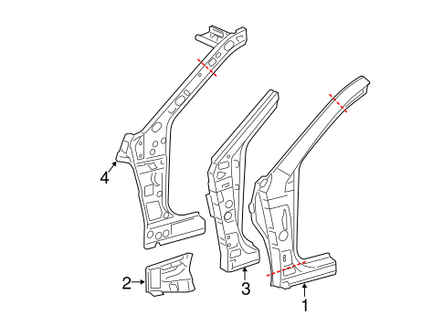 Camry HINGE PILLAR