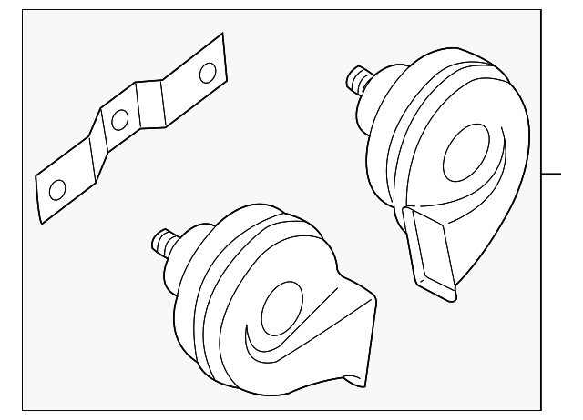25605-7B000 Деталь HORN