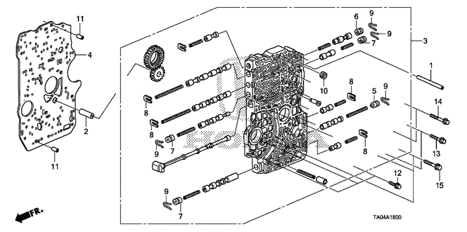 TRANSMISSION - AUTOMATIC/AT MAIN VALVE BODY (V6) for 2009 Honda ACCORD SEDAN #1