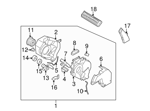 B9 Tribeca AUXILIARY HEATER & AC