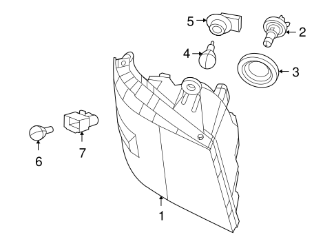 Routan BULBS - CHASSIS 3