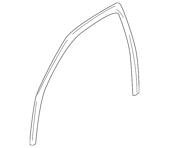 0K32A-58770B Деталь DOOR W'STRIP, RIGHT