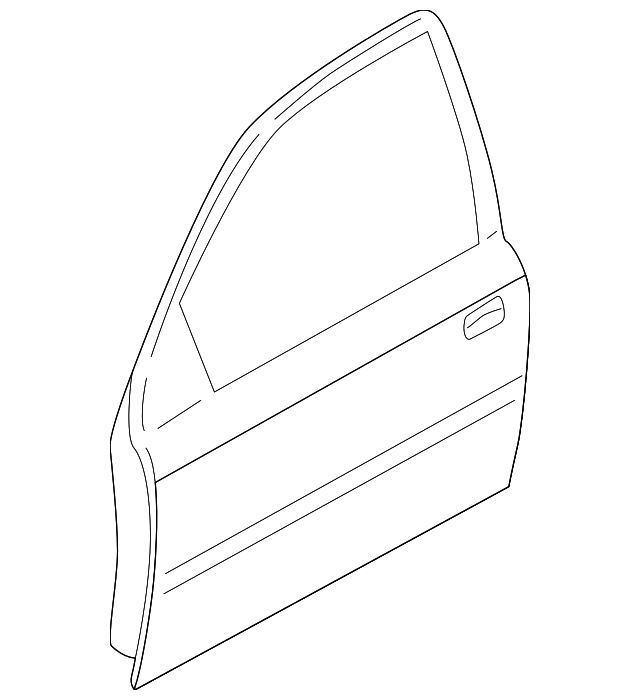 76003-FD100 Деталь DOOR SHELL, LEFT