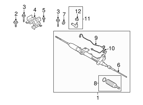 Lancer STEERING GEAR