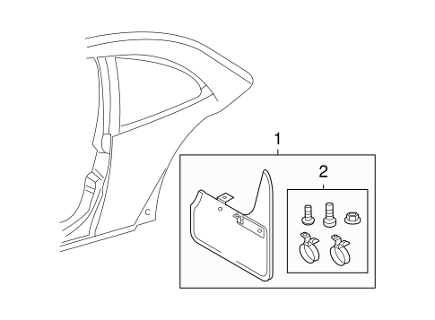 Beetle EXTERIOR TRIM - QUARTER PANEL