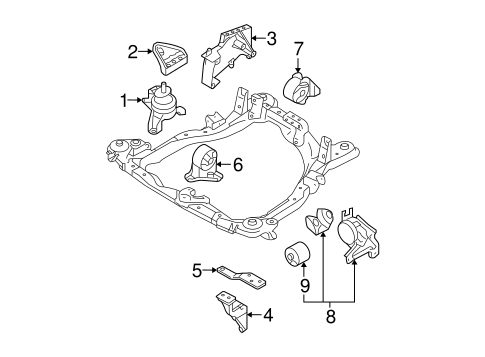 Sportage ENGINE & TRANS MOUNTING