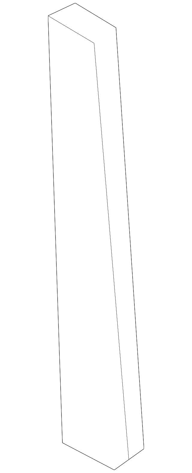 21499-0B000 Деталь RADIATOR ASSY SEAL, LEFT
