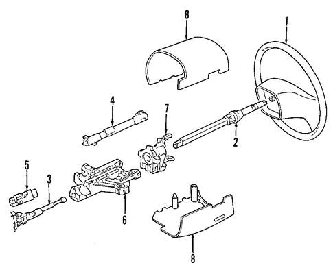 E-150 STEERING COLUMN