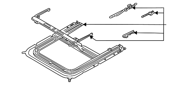 91306-8J010 Деталь RAIL ASSY