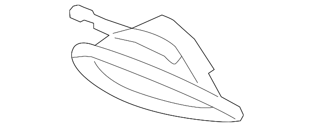 86661-3V100 TRIM RING, LEFT