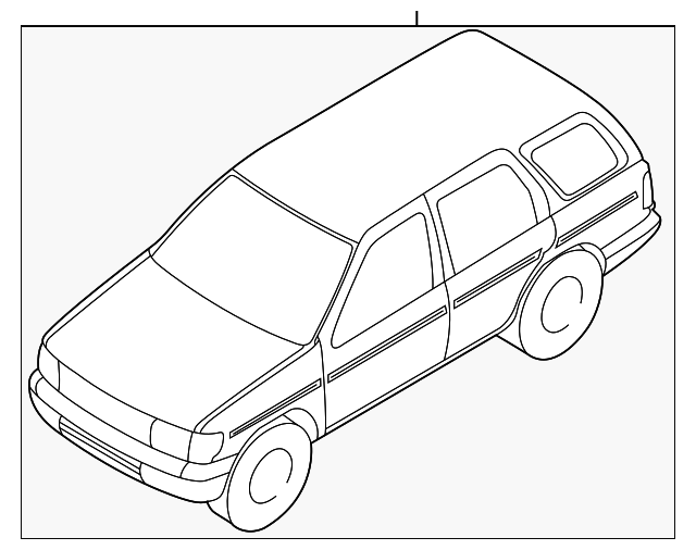 K9039-0W500 Деталь STRIPE TAPE, LEFT