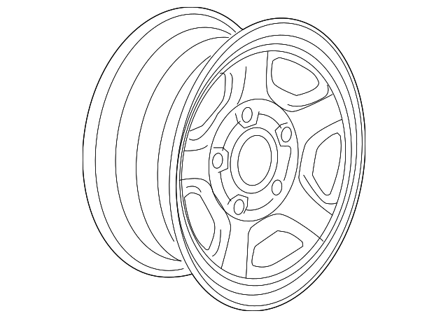 XG98S4AAA WHEEL, STEEL