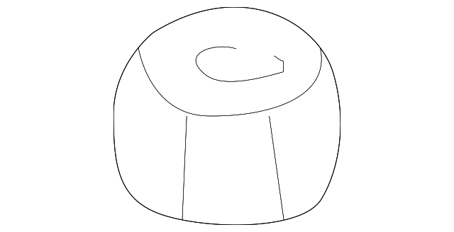 62468-25003 Деталь ENGINE CRADLE STOPPER, RIGHT