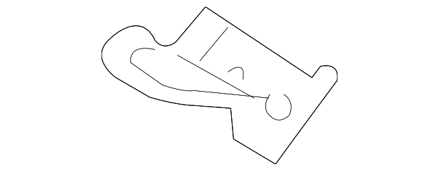 89899-1M010 CHILD SEAT BRKT, RIGHT
