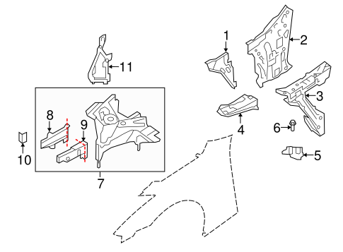 GT-R STRUCTURAL COMPONENTS & RAILS