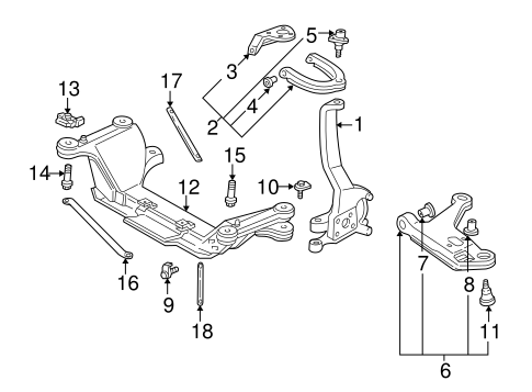 Camaro SUSPENSION COMPONENTS