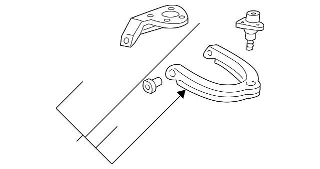 22204674 Деталь UPPER CNTRL ARM, LEFT
