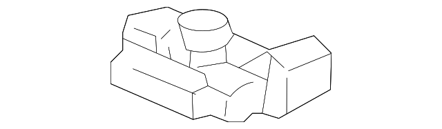 10156327 Деталь ENGINE CRADLE NUT, RIGHT