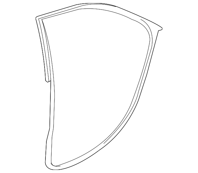 23164227 Деталь DOOR W'STRIP, LEFT