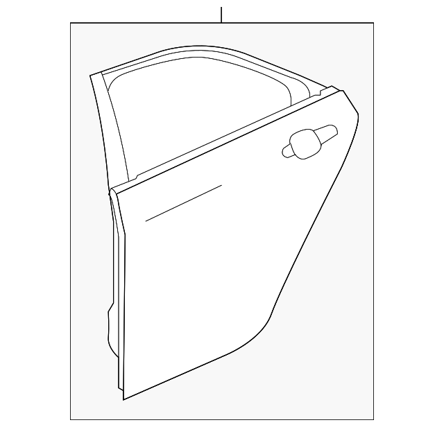 22802152 Деталь DOOR SHELL, RIGHT