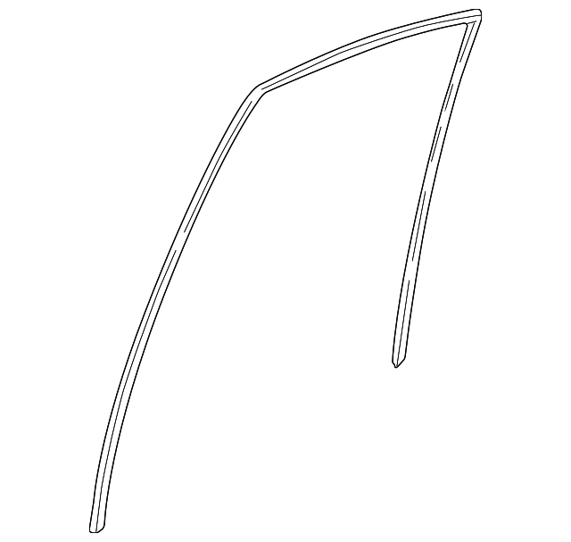 82331-9E010 Деталь GLASS RUN, LEFT