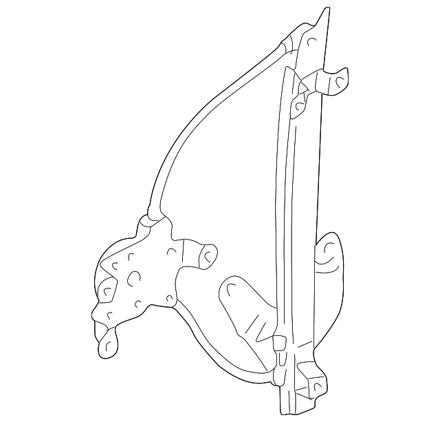 82721-9E010 Деталь WINDOW REGULATOR, LEFT