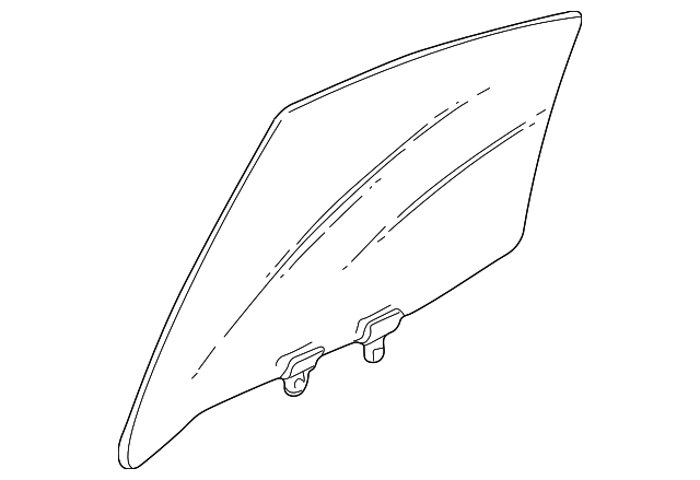 82301-9E000 Деталь MOVEABLE GLASS, LEFT